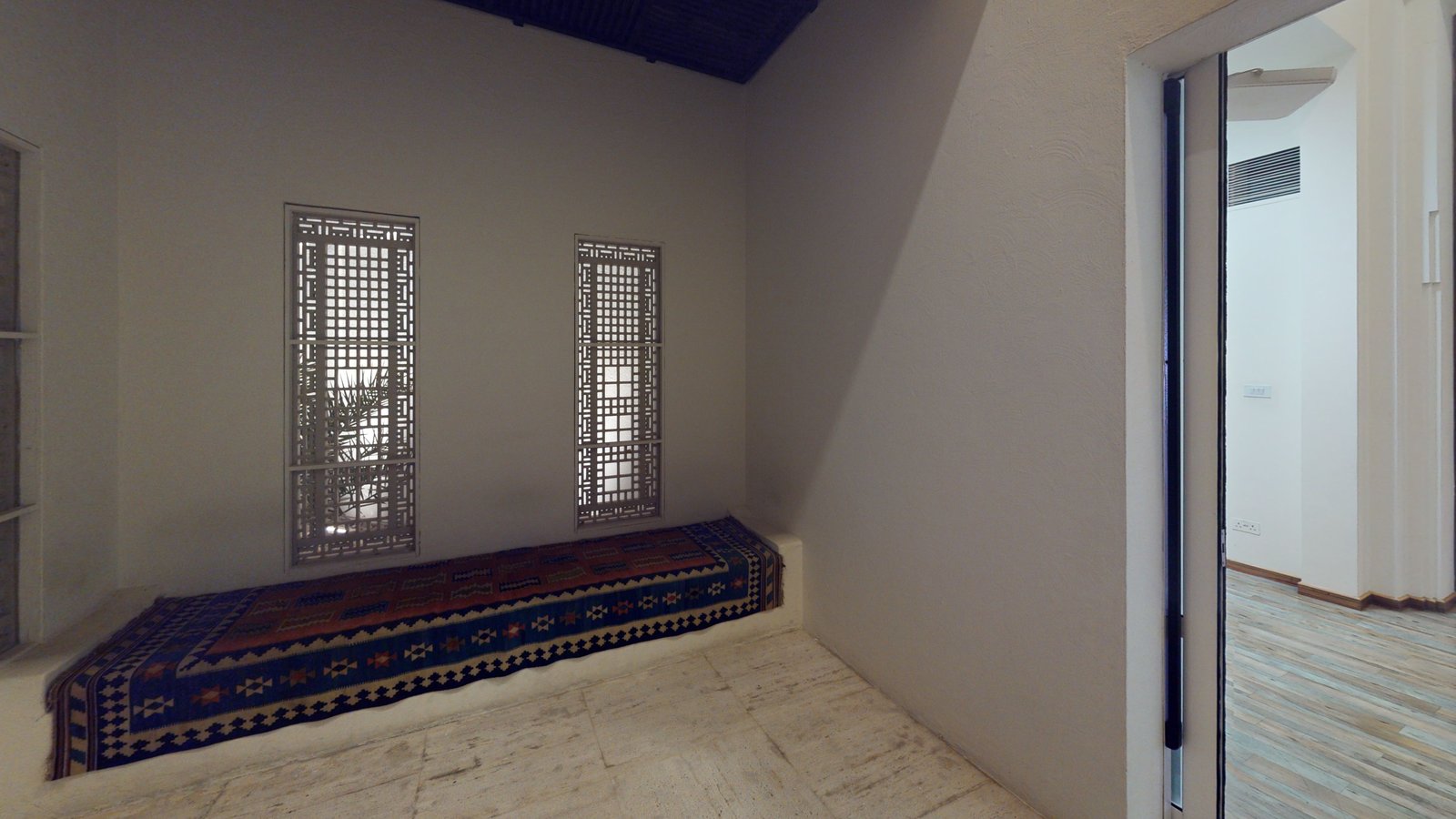 Azeema exhibition presented by Misk Art Institute in Bahrain, captured in a Matterport 3D virtual tour
