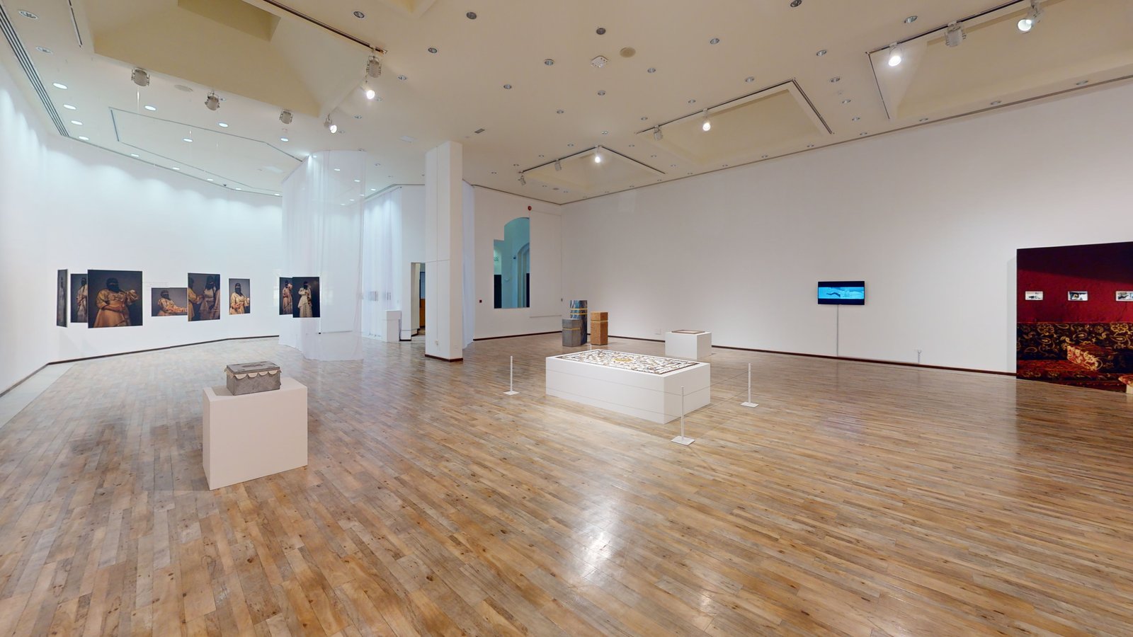 Azeema exhibition presented by Misk Art Institute in Bahrain, captured in a Matterport 3D virtual tour