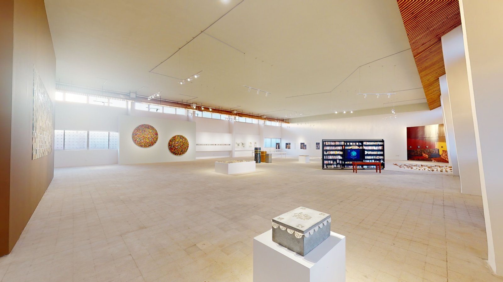 Azeema exhibition at Misk Art Institute, Riyadh, captured in a Matterport 3D virtual tour