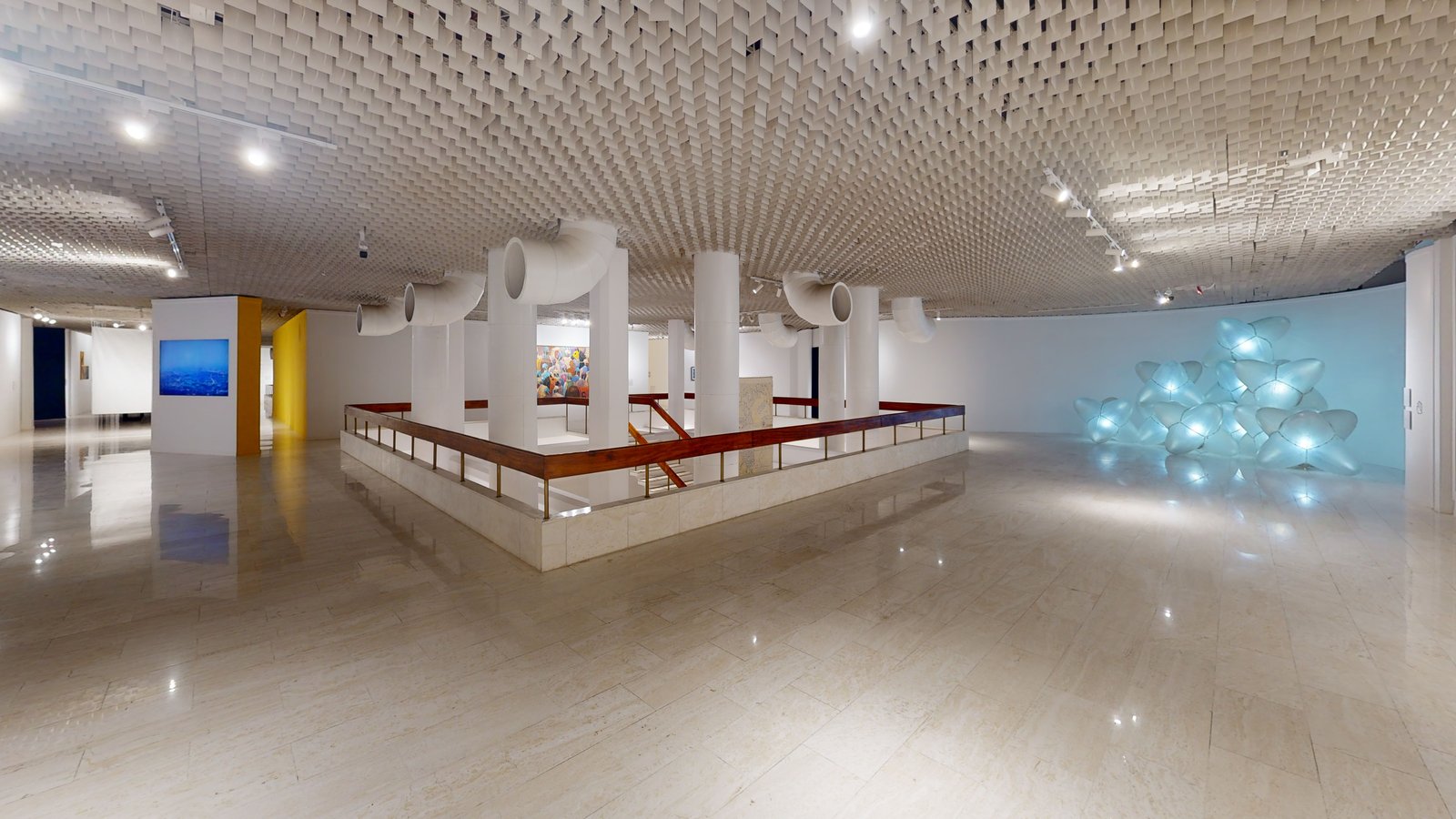 Brand New Ancients exhibition at Misk Art Institute, Riyadh, captured in a Matterport 3D virtual tour