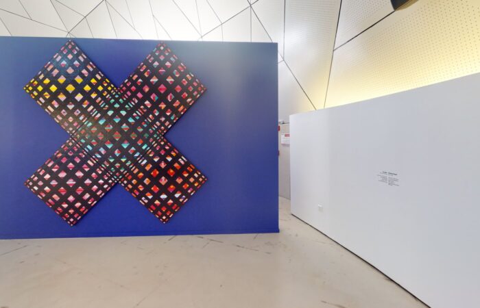 Geometry and Art in the Modern Middle East exhibition in Jeddah, captured in a Matterport 3D virtual tour