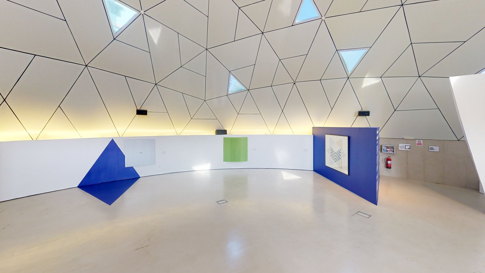 Geometry and Art in the Modern Middle East exhibition in Jeddah, captured in a Matterport 3D virtual tour