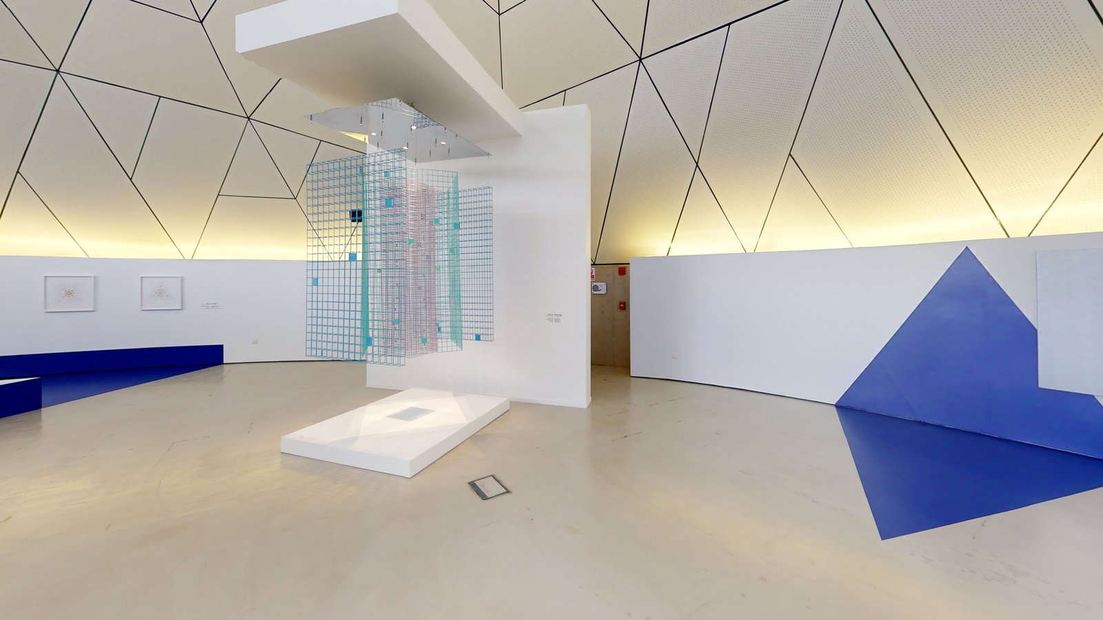 Geometry and Art in the Modern Middle East exhibition in Jeddah, captured in a Matterport 3D virtual tour