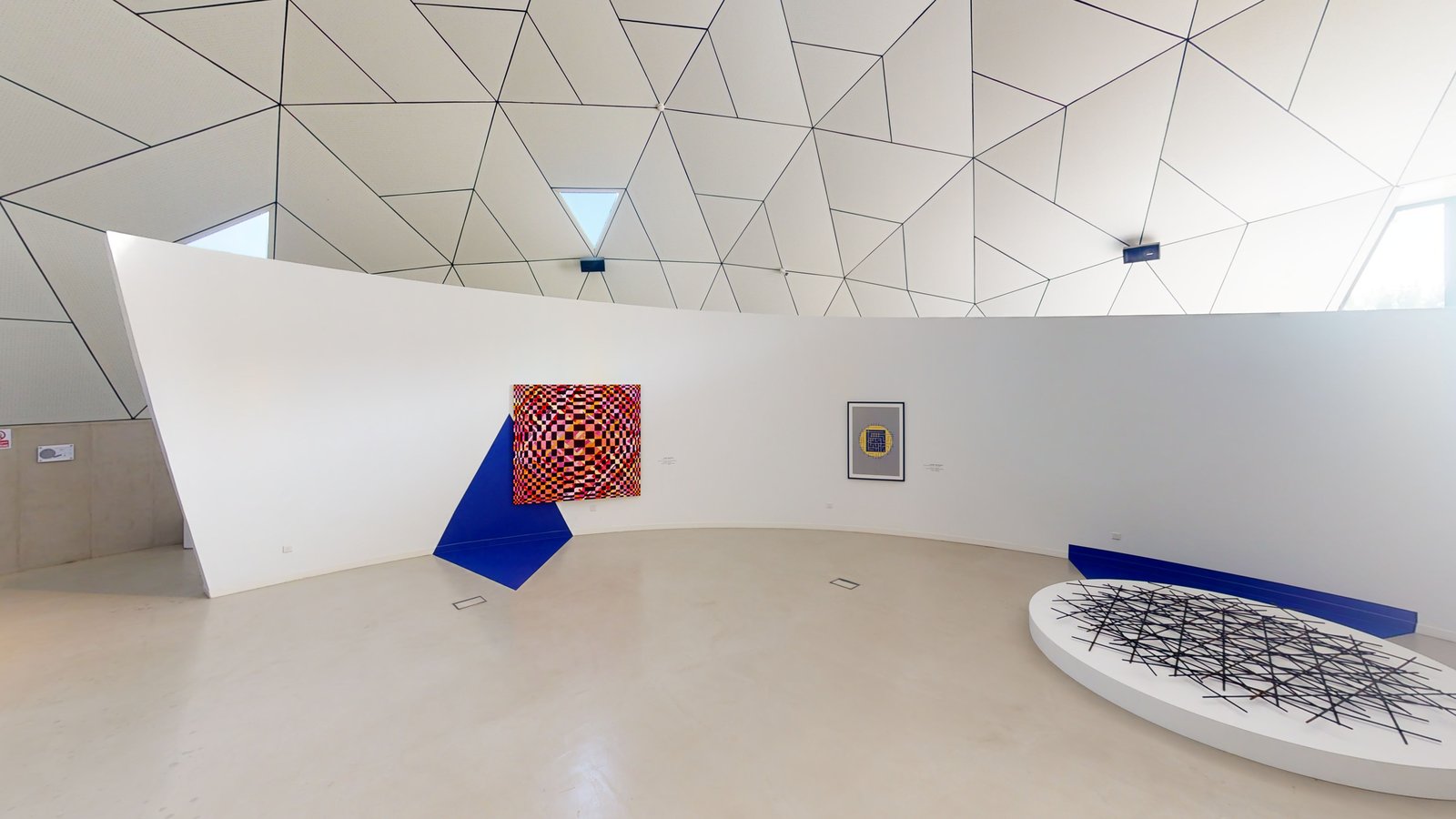 Geometry and Art in the Modern Middle East exhibition in Jeddah, captured in a Matterport 3D virtual tour