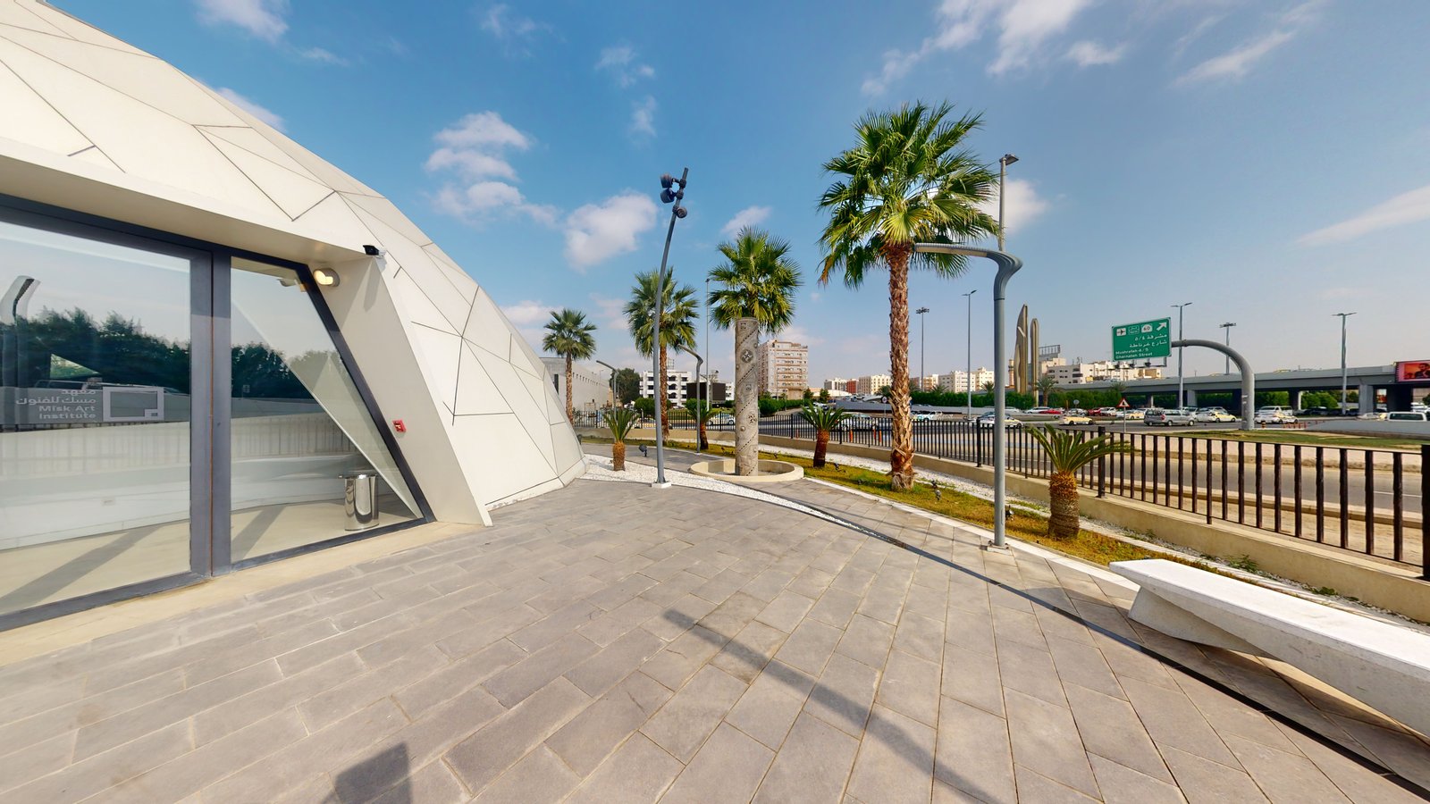 Geometry and Art in the Modern Middle East exhibition in Jeddah, captured in a Matterport 3D virtual tour