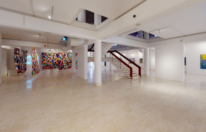 Here, Now exhibition at Misk Art Institute, Riyadh, captured in a Matterport 3D virtual tour