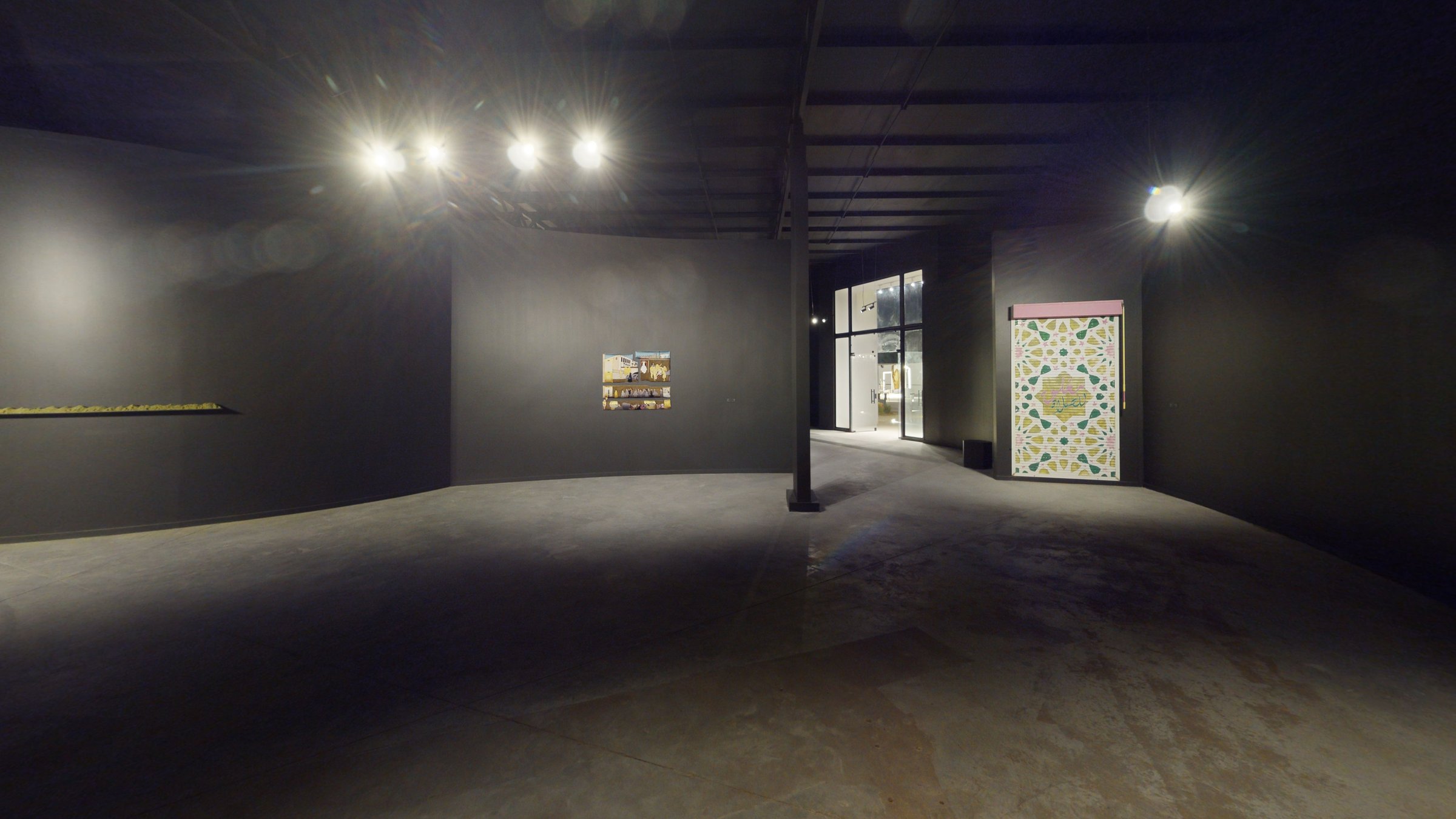 Mirqab exhibition at Misk Art Institute, Riyadh, captured in a Matterport 3D virtual tour