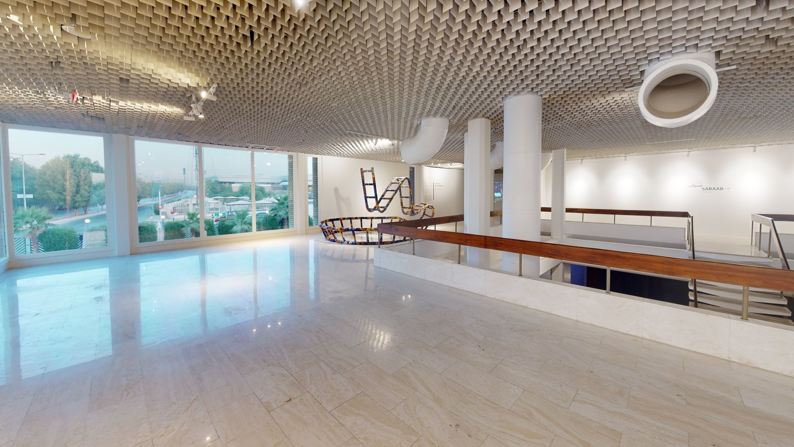 Misk Art Grant 2022: Saraab exhibition in Riyadh, captured in a Matterport 3D virtual tour