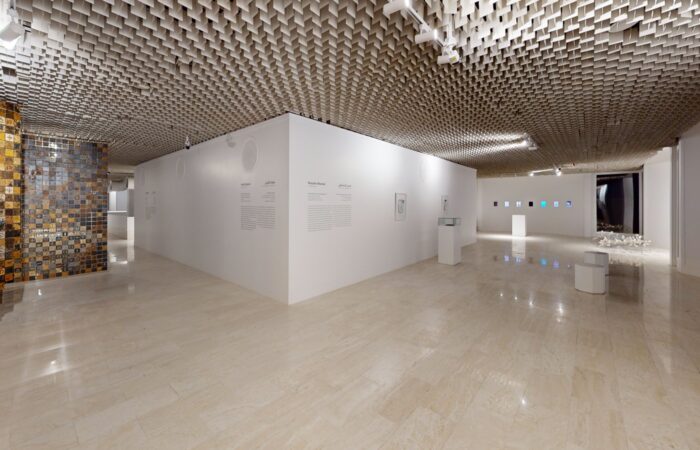 Misk Art Grant 2023: Tracing the Absent exhibition in Riyadh, captured in a Matterport 3D virtual tour