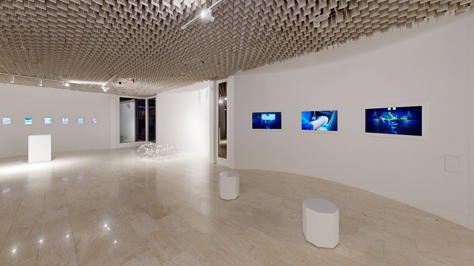 Misk Art Grant 2023: Tracing the Absent exhibition in Riyadh, captured in a Matterport 3D virtual tour