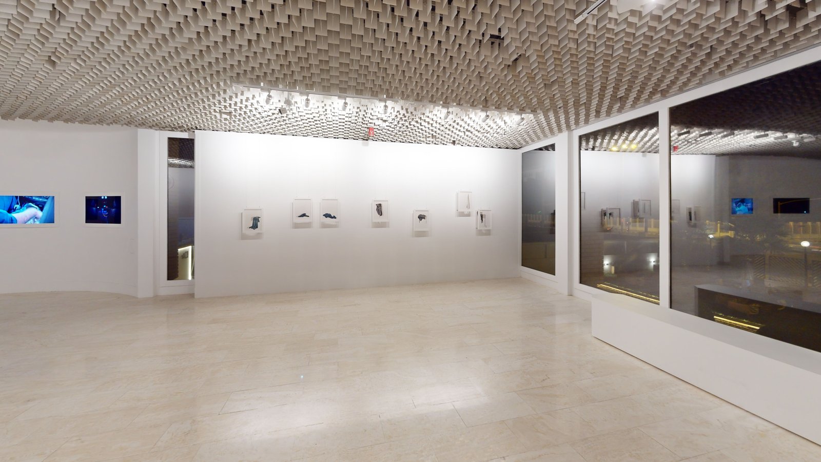 Misk Art Grant 2023: Tracing the Absent exhibition in Riyadh, captured in a Matterport 3D virtual tour