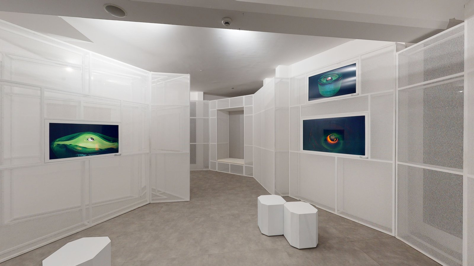 Mukooth exhibition, the first Misk Art Grant show, Riyadh, captured in a Matterport 3D virtual tour