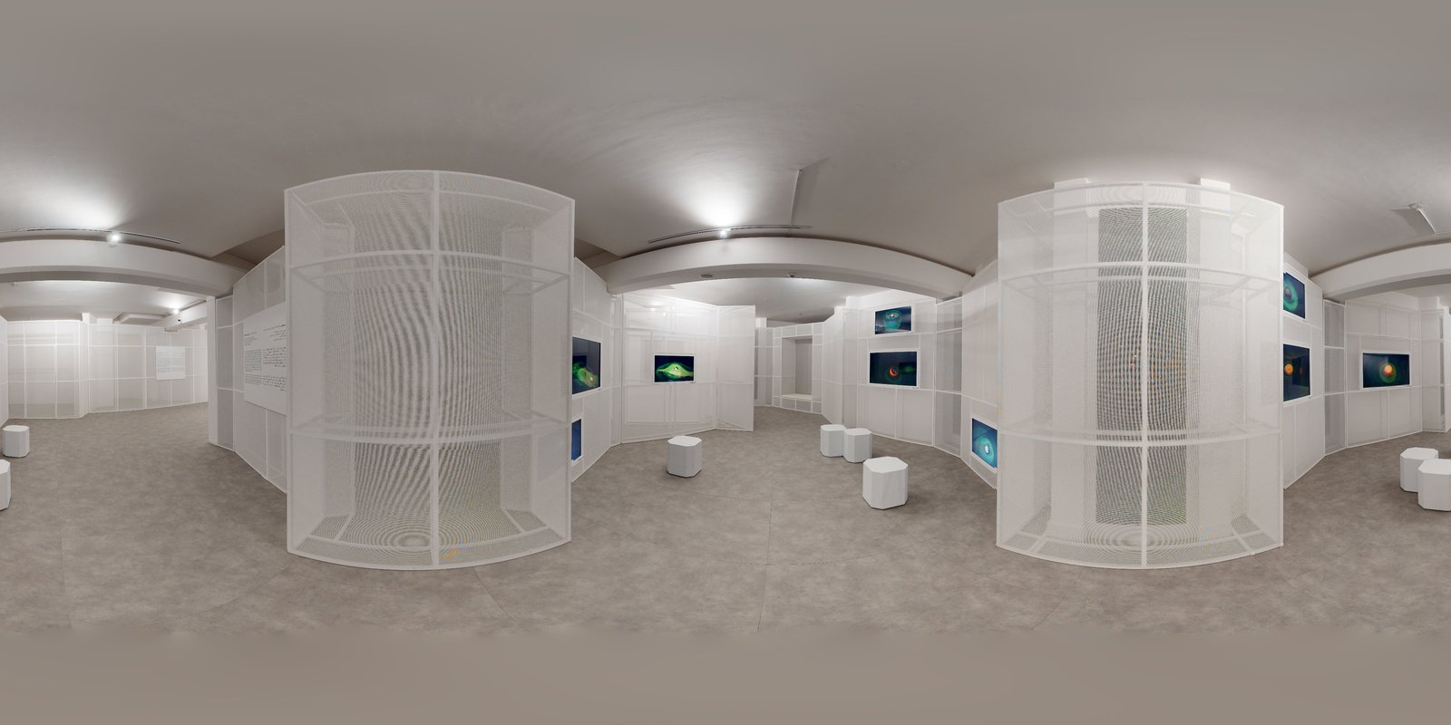 Mukooth exhibition, the first Misk Art Grant show, Riyadh, captured in a Matterport 3D virtual tour