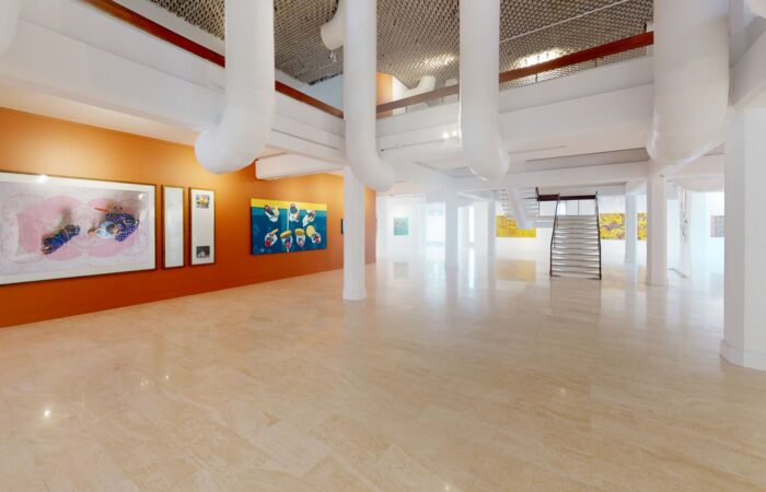 Prince Faisal bin Fahd Arts Hall Exhibition Summer 2023 at Misk Art Institute, Riyadh, captured in a Matterport 3D virtual tour