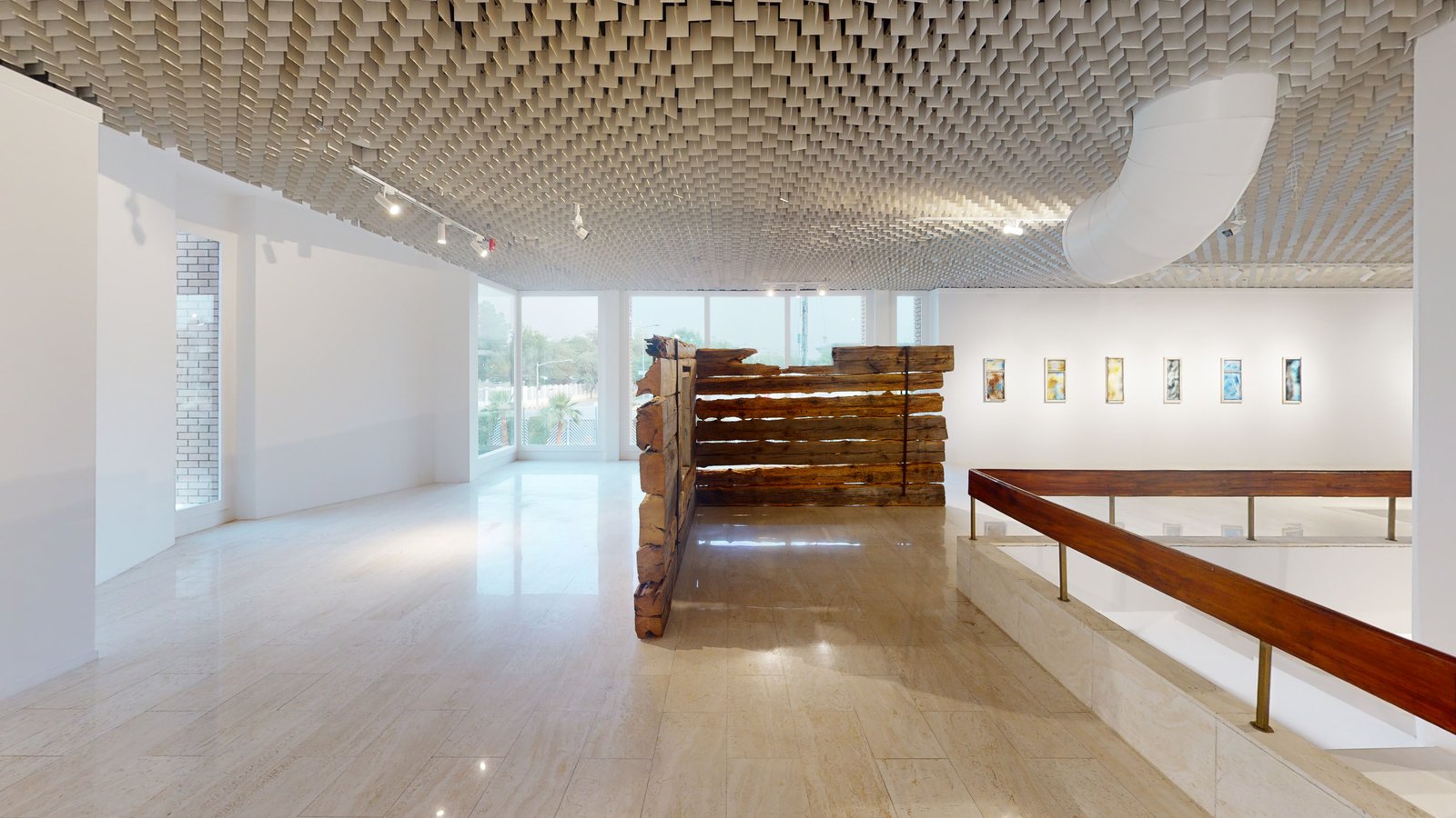 Re-appearing Imaginaries exhibition at Misk Art Institute, Riyadh, captured in a Matterport 3D virtual tour
