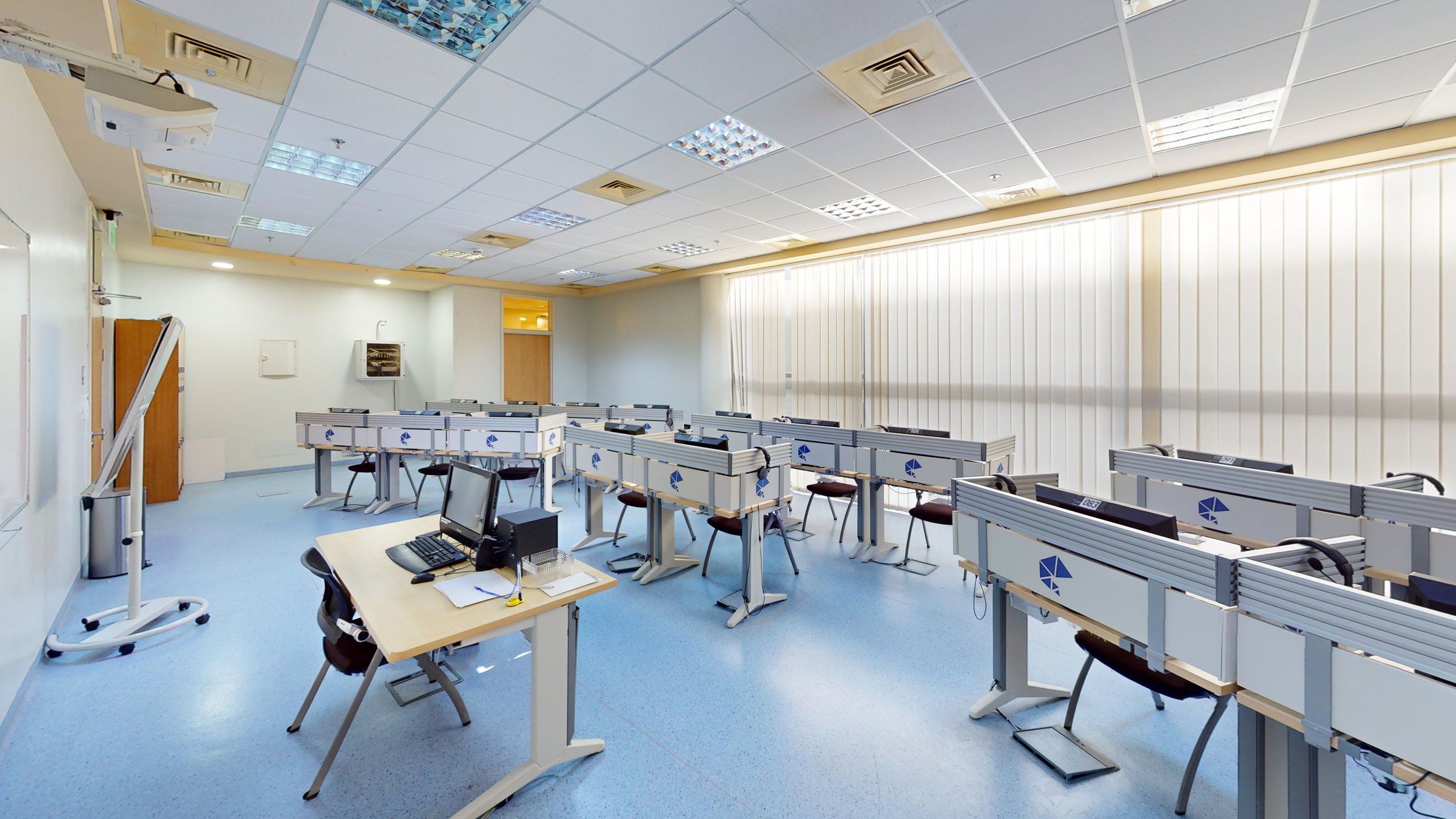 Computer laboratory workstations at Sulaiman Al Rajhi University