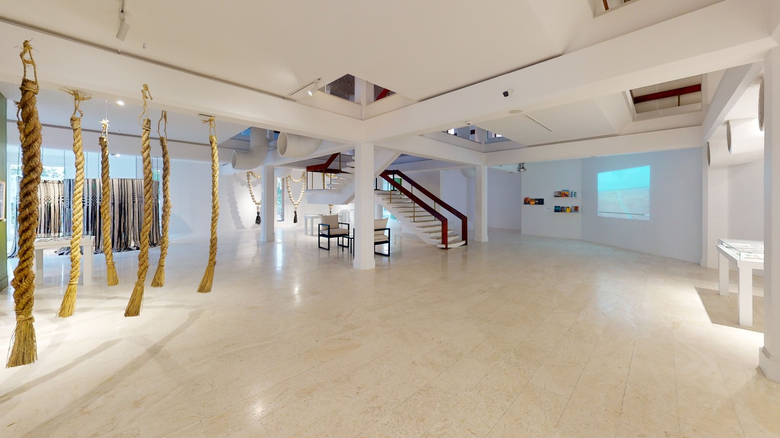 The Art Library: Discovering Arab Artists exhibition at Misk Art Institute, Riyadh, captured in a Matterport 3D virtual tour