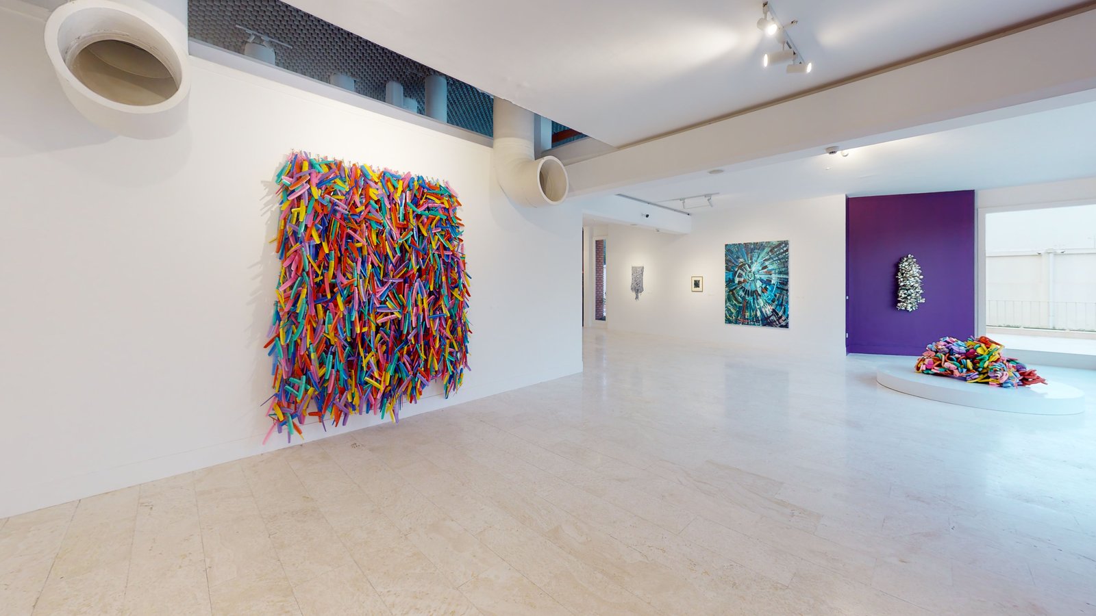 The Art Library: Discovering Arab Artists exhibition at Misk Art Institute, Riyadh, captured in a Matterport 3D virtual tour