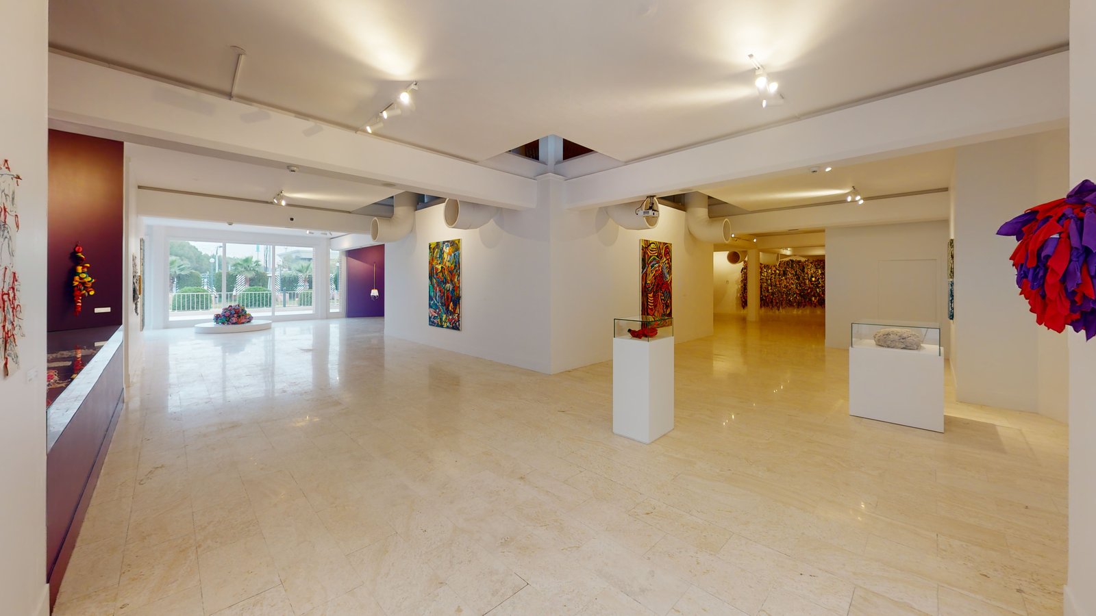 The Art Library: Discovering Arab Artists exhibition at Misk Art Institute, Riyadh, captured in a Matterport 3D virtual tour