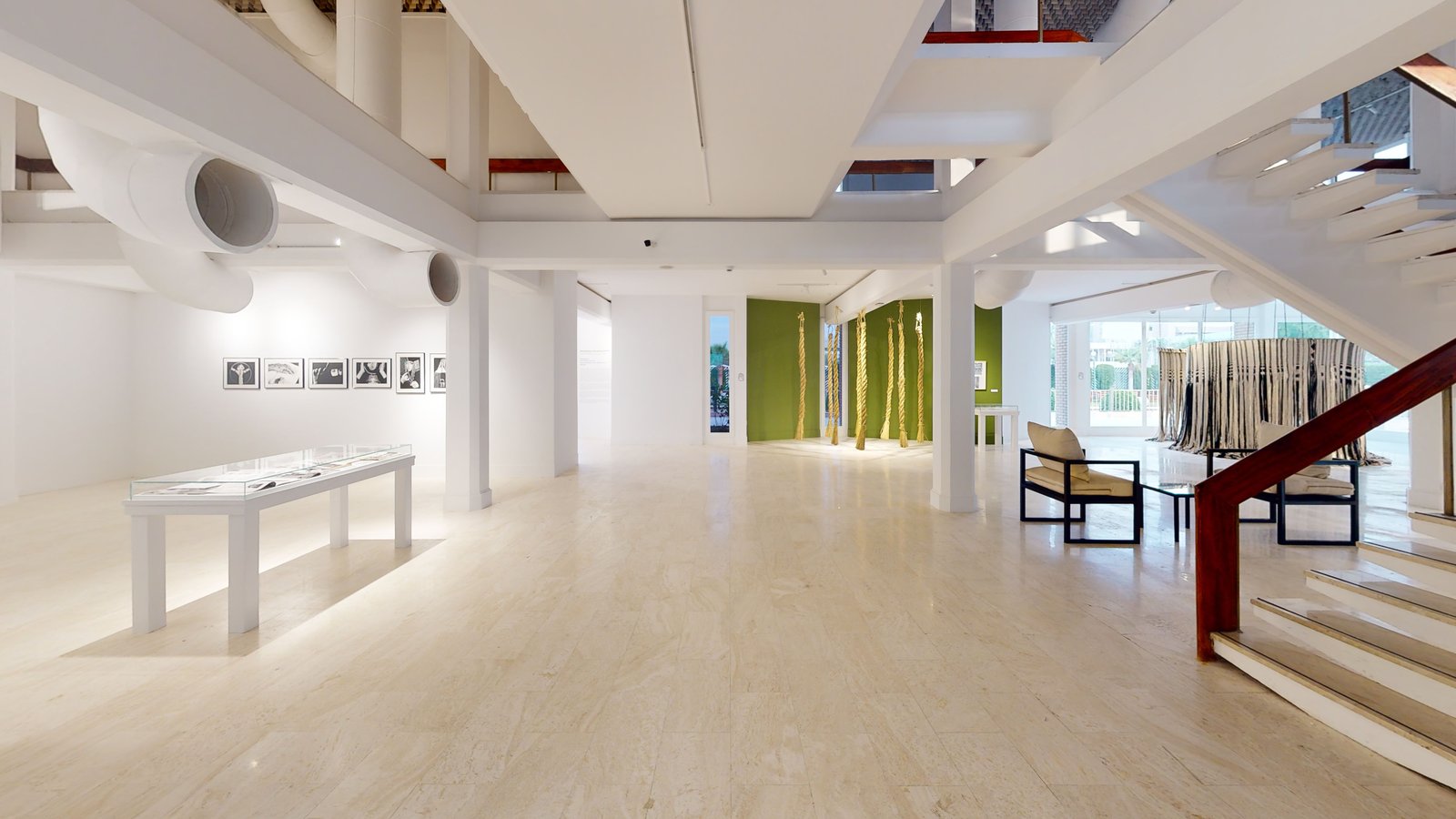 The Art Library: Discovering Arab Artists exhibition at Misk Art Institute, Riyadh, captured in a Matterport 3D virtual tour