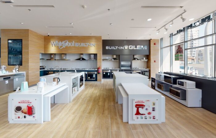 Zagzoog Home Appliances showroom in Jeddah, captured in a Matterport 3D virtual tour