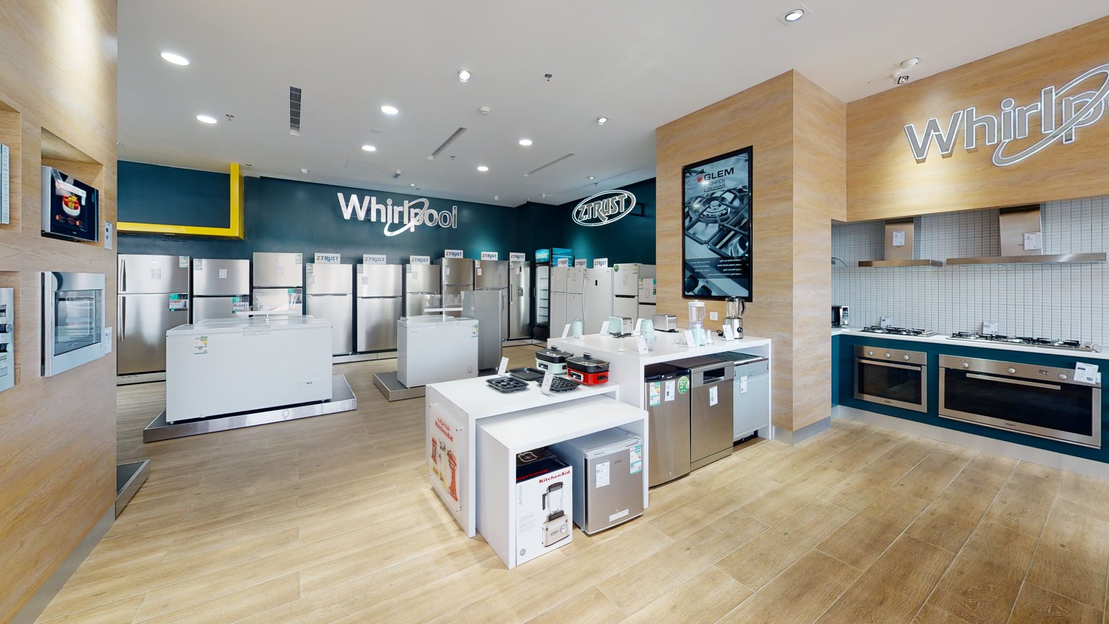 Zagzoog Home Appliances showroom in Jeddah, captured in a Matterport 3D virtual tour
