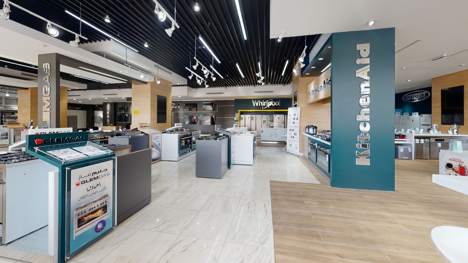 Zagzoog Home Appliances showroom in Jeddah, captured in a Matterport 3D virtual tour