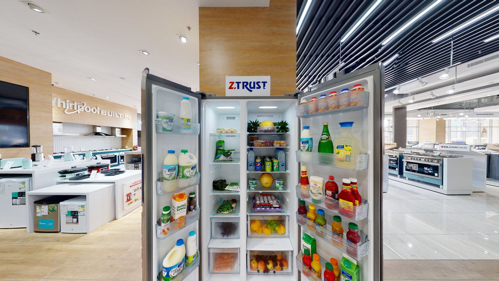 Zagzoog Home Appliances showroom in Jeddah, captured in a Matterport 3D virtual tour